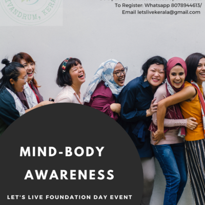 Let's Live Event Flyer Mind-Body Awareness - for young women