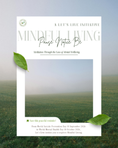 Mindful Living Event Poster 2